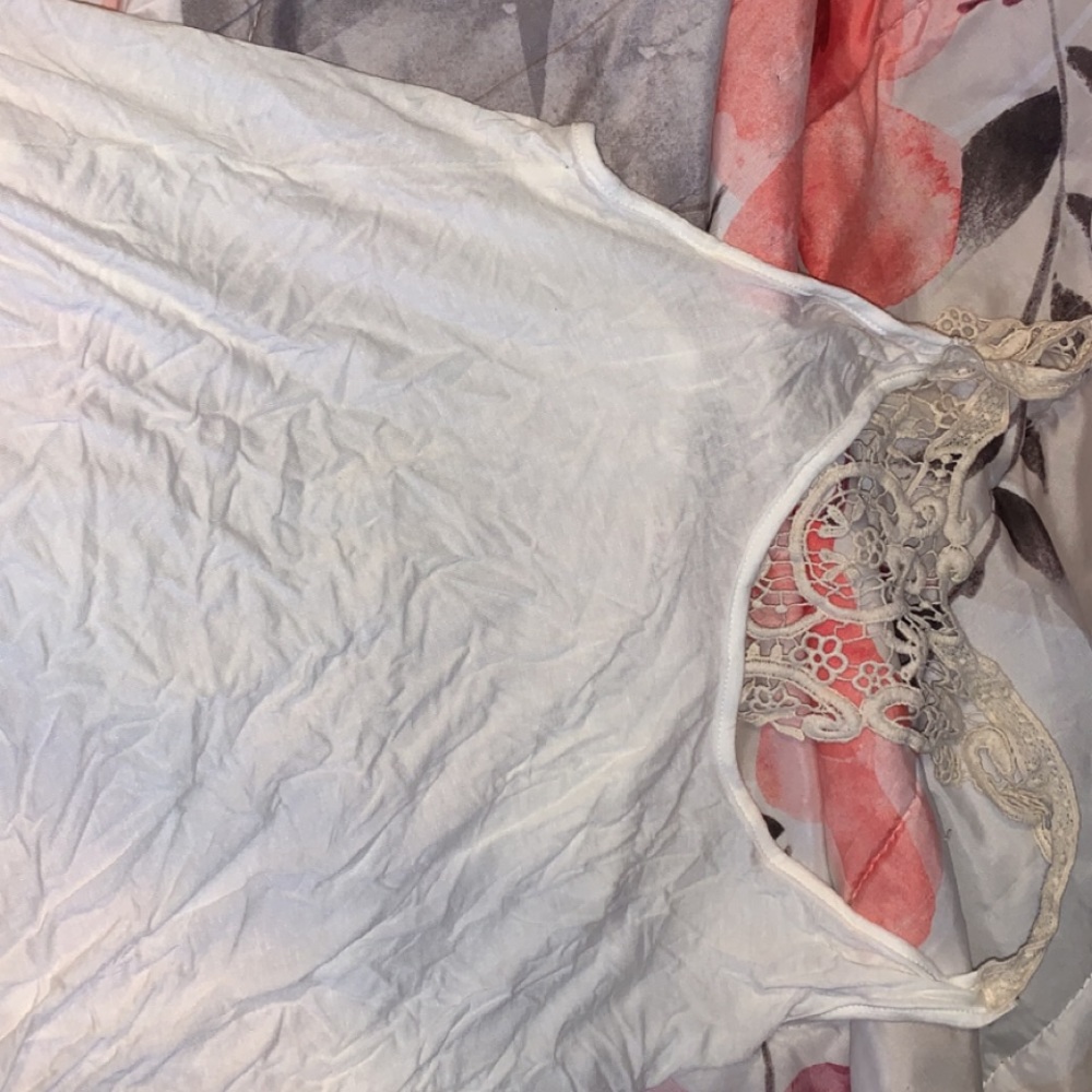 White lace top
